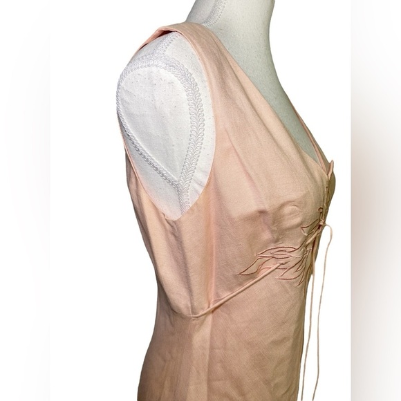 Adrianna Papell Blush Sleeveless Midi Dress - Picture 6 of 15